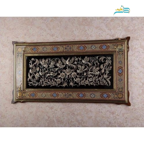 خرید، قیمت و مشخصات تابلو قلمزنی مسی در ابعاد 106 در 56 سانتیمتر، دست ساز به قیمت تولیدی - هنرظریف