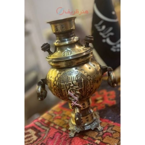 خرید آنلاین، سماور 1 لیتری طرح قلم دسته گوشواره، رنگ ثابت، ورق ضخیم و با کیفیت | هنرظریف