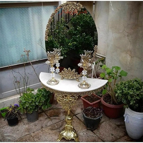 خرید آنلاین، سرویس کامل آینه و شمعدان و میز کنسول آلیاژ، باضمانت و ماندگاری بالا، زیر قیمت بازار | هنرظریف
