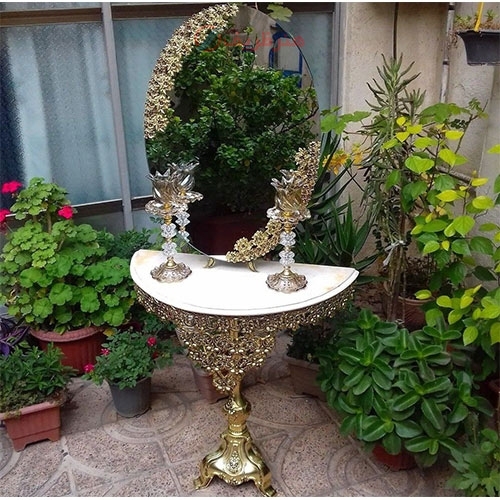 خرید آنلاین، سرویس کامل آینه و شمعدان و میز کنسول آلیاژ، شیک و با کیفیت، زبر قیمت بازار | هنرظریف