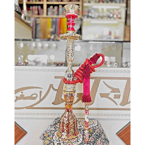 خرید، قیمت و مشخصات قلیان کامل برنجی شمش یکمرتبه، طرح گل و مرغ برجسته، 10 سال گارانتی ارزان و باکیفیت _ هنرظریف