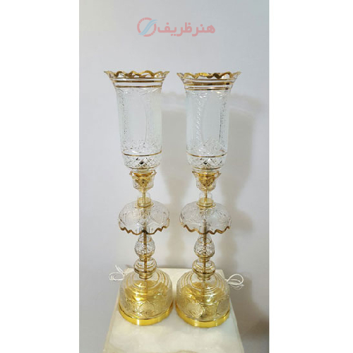 خرید، قیمت و مشخصات لاله هرمی تراش بسیار شیک و پرکار سایز بزرگ، ارزان و با کیفیت_  هنرظریف