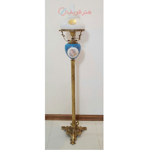 خرید، قیمت و مشخصات کنارسالنی مدل قالپاقی ستون سرامیکی تمام برنج، ارزان و با کیفیت _ هنرظریف