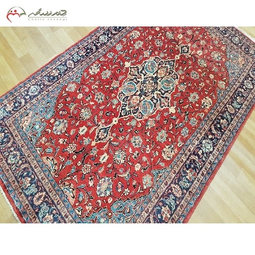 خرید آنلاین، فرش دستبافت ساروق کد 39534  در طرح لچک و ترنج، درای ضمانت رنگ و نخ بادوام، با قیمت مناسب | هنرظریف