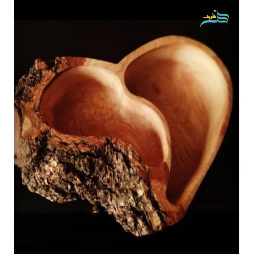 اردو خوری چوبی با سطح صاف و رنگ گیاهی
