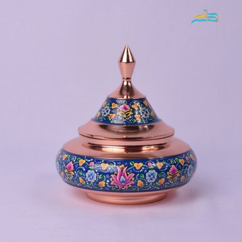 بشقاب پرنده کوچک مس و پرداز کیفیت درجه 1 و ورق ضخیم