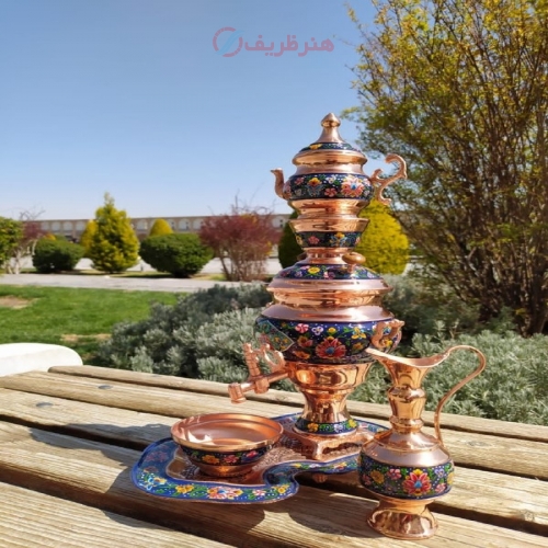 سرویس سماور مس و پرداز - هنرظریف