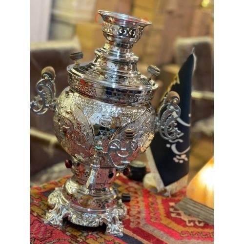 سماور گازی شش لیتری برنجی با کیفیت بالا و ورق ضخیم