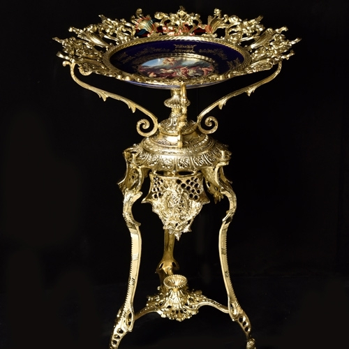میوه خوری پایه دار کنار سالنی آلیاژی طرح سلطنتی