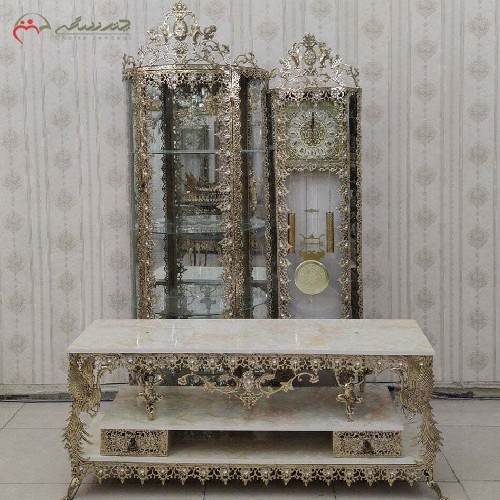 ست 3 پارچه جهیزیه برنزی کد 8027 با طراحی بسیار بی نظیر، دارای ضمانت - هنرظریف