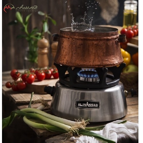 اجاق گاز تک شعله استیل مدل آذرخش کد 115 با طراحی کاملا به روز و شکیل، محصولی پر طرفدار و کاربردی دارای گارانتی