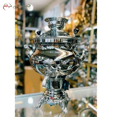 سماور 10 لیتری برقی 304 کد 116 ، سیستم تمام اتوماتیک، دارای روکش و ضمانت، بسیار براق و درخشان