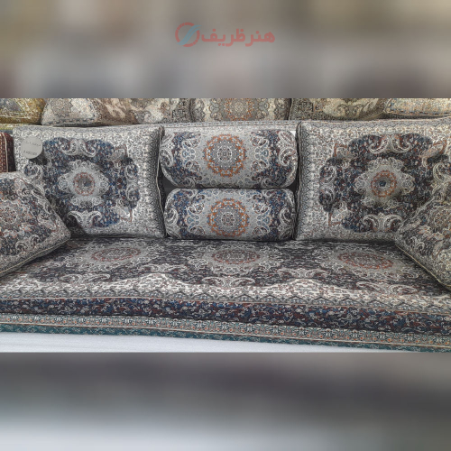 سرویس مبلمان ۷ تکه ترمه، رنگ سورمه ای