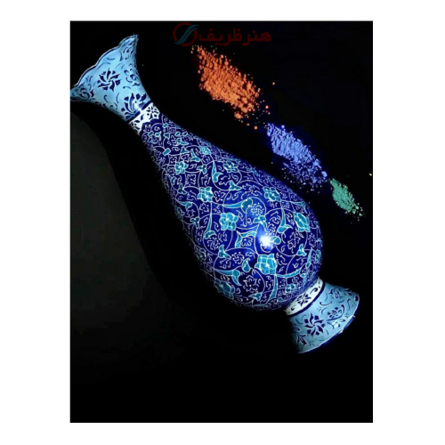 گلدان میناکاری دست ساز اصفهان - هنرظریف