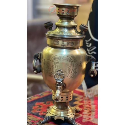 سماور زغالی یک و نیم لیتری نظر دسته گوشواره، رنگ ثابت