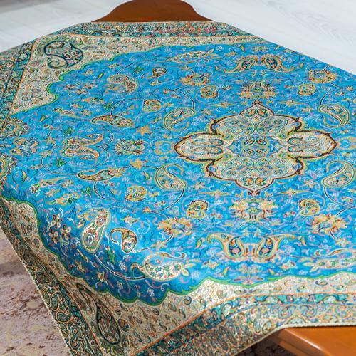 خرید رومیزی یک در یک شاه عباسی آبی مدل 814 | هنرظریف
