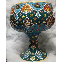 خرید، قیمت و مشخصات شکلات خوری قابل شستشو رنگ زمینه سبز کله غازی با کیفیت بالا و درجه 1 | هنرظریف