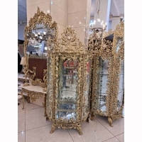 خرید، قیمت و مشخصات بوفه روکش برنز، خوش ساخت با طرح جدید، ساخته شده با ورق ضخیم با رنگ ثابت و کیفیت اعلاء | هنرظریف
