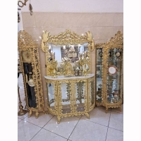 خرید قیمت و مشخصات بوفه طاووسی روکش برنز رنگ ثابت با کیفیت بالا و درجه یک با ضمانت و ماندگار محصول اصفهان | هنرظریف