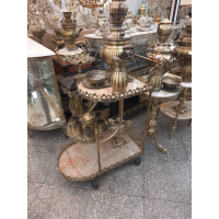 میز بار برنزی، مدل حاشیه گل سه طبقه