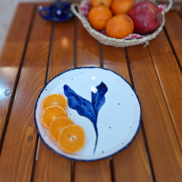 بشقاب سرامیکی دست ساز لیلیوم